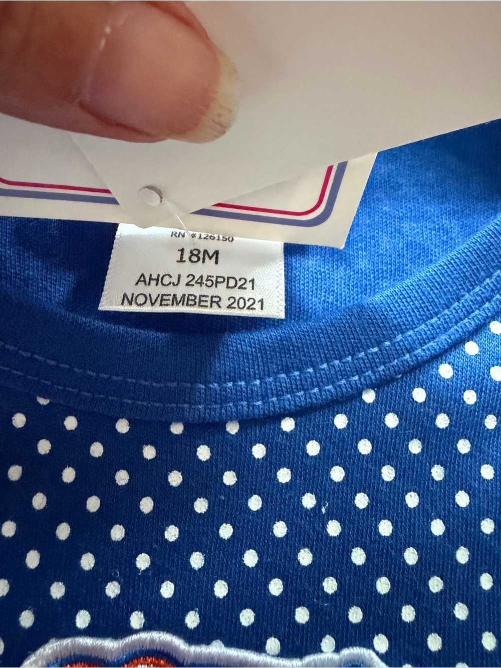 Florida Gators Blue Polka Dot Tutu Baby Onesie Size 18 months - Picture 5 of 7